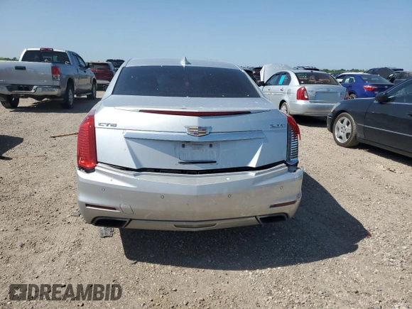 2016 Cadillac CTS RWD with VIN 1G6AP5SX4G0132098, listed as a Copart auction lot 52594175 with 104,683 mi miles and Salvage title. Bid and sale history available at DreamBid. Image 6.