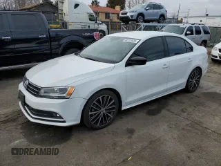 2015 Volkswagen Jetta Sport with VIN 3VWD17AJ0FM417412, listed as a Copart auction lot 48151525 with 110,600 mi miles and Salvage title. Bid and sale history available at DreamBid. Image 1.