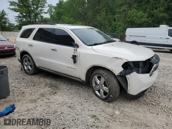 2011 Dodge Durango Citadel with VIN 1D4SE5GT7BC594890, listed as a Copart auction lot 64220575 with 140,909 mi miles and Salvage title. Bid and sale history available at DreamBid. Image 4.