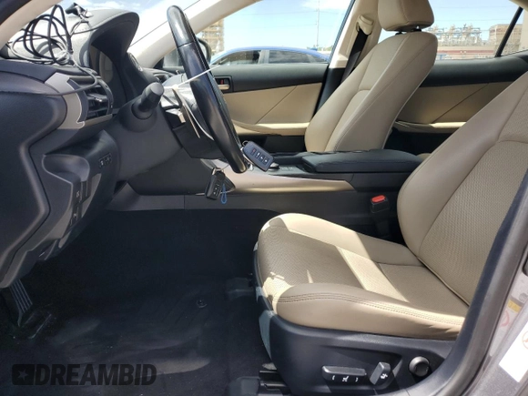 2017 Lexus IS with VIN JTHBA1D24H5048976, listed as a Copart auction lot 51112055 with 64,142 mi miles and Salvage Title. Bid and sale history available at carsss.com. Image 7.