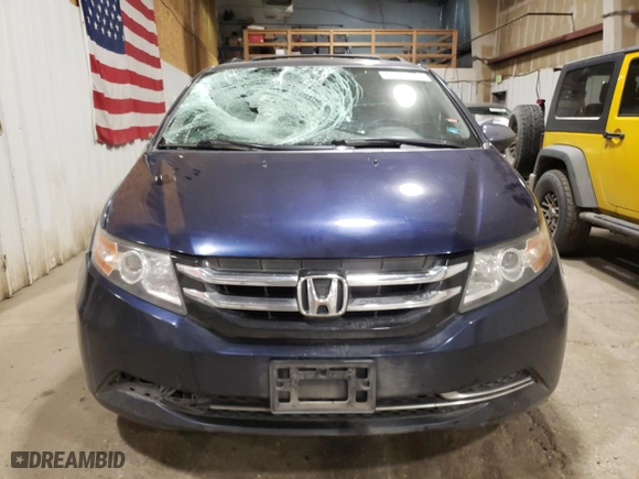 2016 Honda Odyssey EX-L with VIN 5FNRL5H6XGB069522, listed as a Copart auction lot 47316045 with 144,819 mi miles and Salvage Title. Bid and sale history available at carsss.com. Image 5.