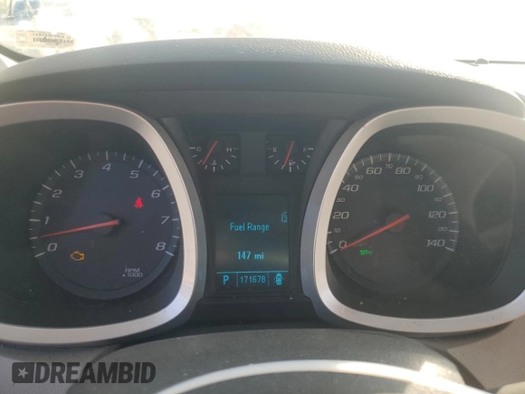 2010 Chevrolet Equinox LT w/2LT with VIN 2CNFLPEY1A6328539, listed as a Copart auction lot 75830814 with 171,678 mi miles and Salvage Title. Bid and sale history available at carsss.com. Image 9.
