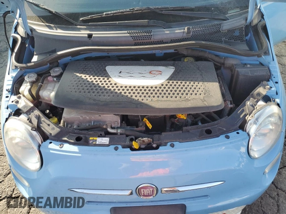 2015 FIAT 500e with VIN 3C3CFFGE7FT507347, listed as a Copart auction lot 83441424 with 70,988 mi miles and Clean Title. Bid and sale history available at carsss.com. Image 11.