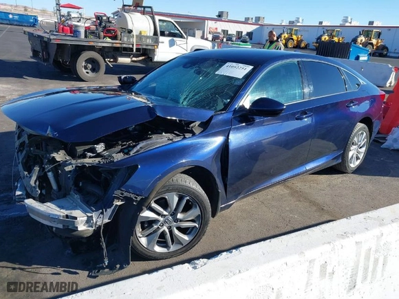 2019 Honda Accord Sedan LX 1.5T with VIN 1HGCV1F13KA039149, listed as a IAAI auction lot 41052251 with 1 mi miles. Bid and sale history available at carsss.com. Image 2.