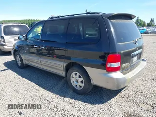 2003 Kia Sedona LX with VIN KNDUP131836369861, listed as a IAAI auction lot 42188770 with 144,280 mi miles and . Bid and sale history available at DreamBid. Image 3.
