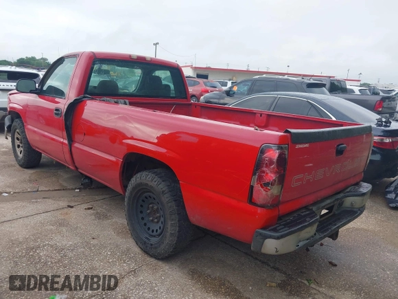 2006 Chevrolet Silverado 1500 Work Truck with VIN 3GCEC14X16G233965, listed as a IAAI auction lot 42055313 with Not Provided miles. Bid and sale history available at carsss.com. Image 3.
