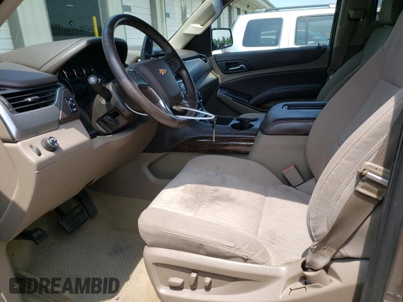 2015 Chevrolet Suburban LS with VIN 1GNSCHKC8FR628406, listed as a Copart auction lot 60682805 with 195,151 mi miles and Salvage title. Bid and sale history available at DreamBid. Image 7.