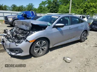 2016 Honda Civic EX-L z VIN 2HGFC1F78GH649046, wystawiony jako Copart lot #58953755 z przebiegiem Nie podano mil oraz Szkoda całkowita • Salvage title. Historia ofert i sprzedaży dostępna na DreamBid. Obrazek 1.