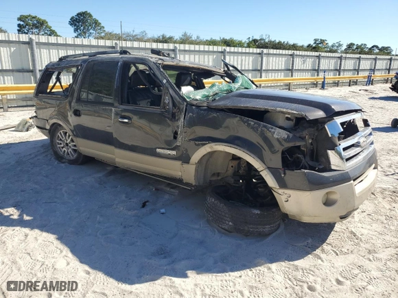 2007 Ford Expedition EL Eddie Bauer with VIN 1FMFK17507LA79959, listed as a Copart auction lot 82827274 with 249,495 mi miles and Salvage Title. Bid and sale history available at carsss.com. Image 4.