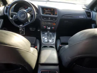 2015 Audi SQ5 Premium Plus with VIN WA1CGAFP5FA120263, listed as a Copart auction lot 41537585 with 161,900 mi miles and Salvage Title. Bid and sale history available at carsss.com. Image 8.