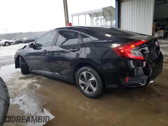 2019 Honda Civic Sedan LX with VIN 19XFC2F60KE031929, listed as a Copart auction lot 48042095 with 96,958 mi miles and Salvage Title. Bid and sale history available at carsss.com. Image 2.