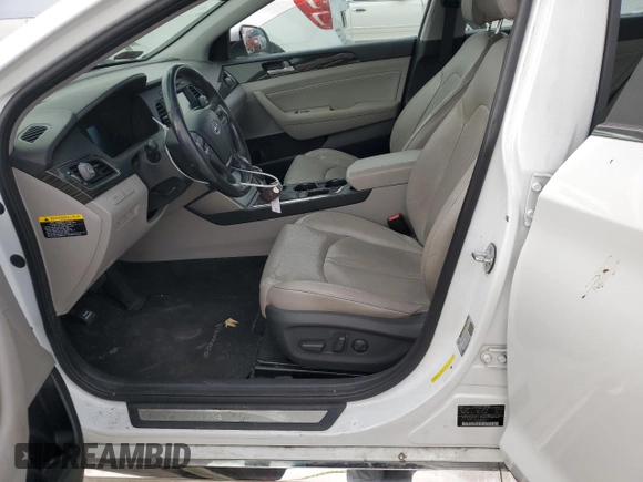 2017 Hyundai Sonata Sport with VIN 5NPE34AF2HH592961, listed as a Copart auction lot 77575494 with 77,318 mi miles and Salvage Title. Bid and sale history available at DreamBid. Image 7.