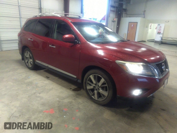 2014 Nissan Pathfinder SL with VIN 5N1AR2MN7EC607817, listed as a IAAI auction lot 41156939 with 145,463 mi miles and . Bid and sale history available at DreamBid. Image 1.