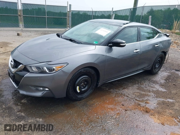 2017 Nissan Maxima SR with VIN 1N4AA6AP9HC439777, listed as a IAAI auction lot 42102836 with 82,396 mi miles and . Bid and sale history available at DreamBid. Image 18.
