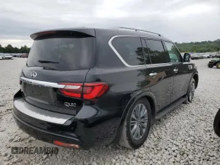 2022 Infiniti QX80 PREMIUM SELECT with VIN JN8AZ2AE1N9292782, listed as a Copart auction lot 66077354 with 55,075 mi miles and Salvage Title. Bid and sale history available at carsss.com. Image 3.