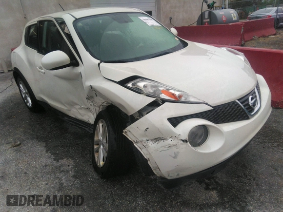 2014 Nissan Juke SL with VIN JN8AF5MV8ET482510, listed as a IAAI auction lot 39213468 with Not Provided miles and . Bid and sale history available at DreamBid. Image 1.