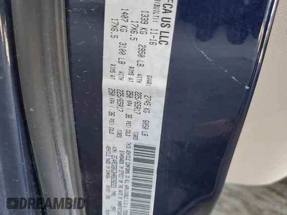 2017 Dodge Grand Caravan SE z VIN 2C4RDGBG3HR626223, wystawiony jako Copart lot #58343575 z przebiegiem 189 645 mil mil oraz Szkoda całkowita • Salvage title. Historia ofert i sprzedaży dostępna na DreamBid. Obrazek 13.