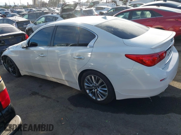 2015 Infiniti Q50 Premium with VIN JN1BV7AP6FM349523, listed as a IAAI auction lot 40940482 with 96,577 mi miles and . Bid and sale history available at DreamBid. Image 14.