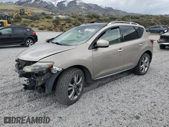 2009 Nissan Murano SL with VIN JN8AZ18W99W122119, listed as a Copart auction lot 53367015 with 179,801 mi miles and Salvage Title. Bid and sale history available at DreamBid. Image 1.