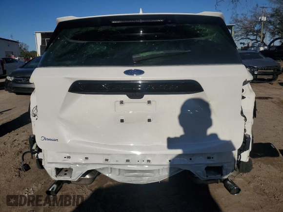 2023 Ford Explorer ST-Line with VIN 1FMSK7KH9PGB52354, listed as a Copart auction lot 84932644 with 14,308 mi miles and Salvage Title. Bid and sale history available at carsss.com. Image 6.