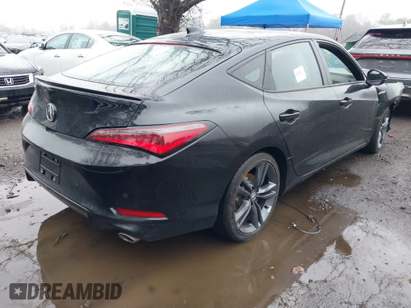 2024 Acura Integra Technology with VIN 19UDE4H63RA019931, listed as a IAAI auction lot 41953298 with 2,130 mi miles and . Bid and sale history available at DreamBid. Image 4.