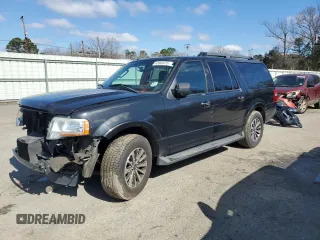 2015 Ford Expedition EL XLT with VIN 1FMJK1HT2FEF23837, listed as a Copart auction lot 45895415 with 156,641 mi miles and Salvage Title. Bid and sale history available at carsss.com. Image 1.