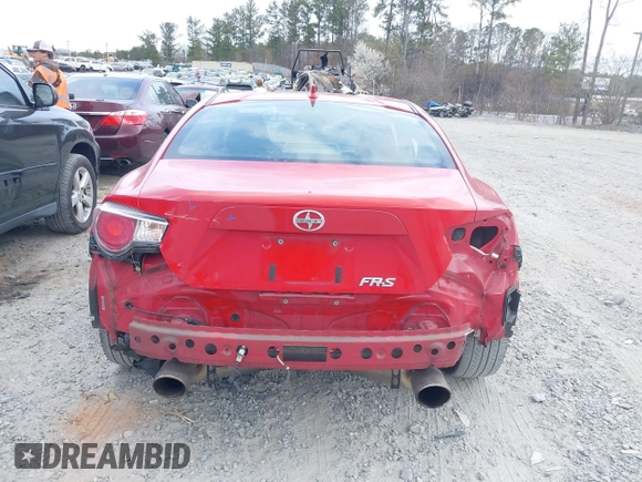 2015 Scion FR-S with VIN JF1ZNAA10F8702616, listed as a IAAI auction lot 41719852 with 95,855 mi miles. Bid and sale history available at carsss.com. Image 16.