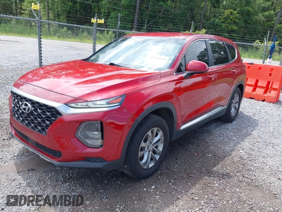 2019 Hyundai Santa Fe SE z VIN 5NMS23AD8KH025141, wystawiony jako IAAI lot #42209919 z przebiegiem 176 172 mil mil oraz . Historia ofert i sprzedaży dostępna na DreamBid. Obrazek 17.
