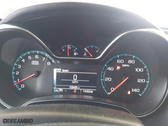 2015 Chevrolet Impala LTZ with VIN 2G1165S3XF9278466, listed as a IAAI auction lot 40669820 with 103,435 mi miles. Bid and sale history available at carsss.com. Image 7.