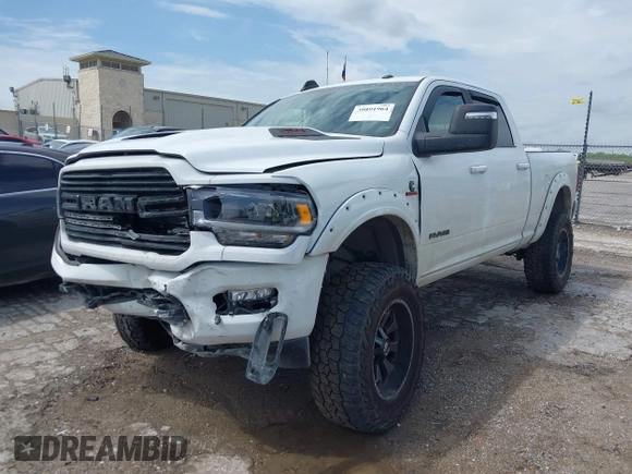 2023 Ram 2500 Laramie with VIN 3C6UR5FL3PG553812, listed as a IAAI auction lot 39891964 with 33,303 mi miles. Bid and sale history available at carsss.com. Image 18.