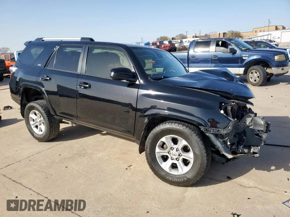 2021 Toyota 4Runner SR5 with VIN JTEEU5JR9M5236218, listed as a Copart auction lot 49112805 with 90,453 mi miles and Salvage title. Bid and sale history available at DreamBid. Image 4.