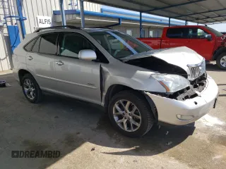 2009 Lexus RX 350 with VIN 2T2HK31U69C122392, listed as a Copart auction lot 52439995 with 185,463 mi miles and Salvage Title. Bid and sale history available at DreamBid. Image 4.