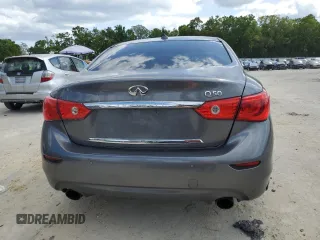 2017 Infiniti Q50 Premium z VIN JN1EV7APXHM732252, wystawiony jako Copart lot #50937795 z przebiegiem 109 219 mil mil oraz Szkody całkowita. Historia ofert i sprzedaży dostępna na DreamBid. Obrazek 6.