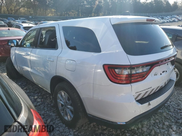 2019 Dodge Durango Special Service with VIN 1C4SDJFT8KC631861, listed as a Copart auction lot 87282394 with 107,286 mi miles and Salvage title. Bid and sale history available at DreamBid. Image 2.