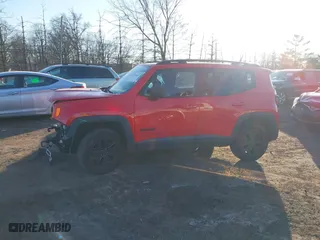 2018 Jeep Renegade Upland Edition with VIN ZACCJBAB0JPH93740, listed as a IAAI auction lot 41705533 with 68,178 mi miles. Bid and sale history available at carsss.com. Image 14.