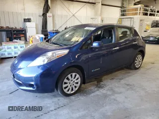 2016 Nissan LEAF S with VIN 1N4BZ0CP0GC312972, listed as a Copart auction lot 83868134 with 181,736 mi miles and Clean Title. Bid and sale history available at carsss.com. Image 1.