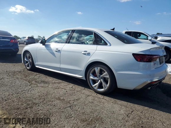 2021 Audi S4 Premium Plus with VIN WAUB4AF49MA014683, listed as a Copart auction lot 71065264 with 8,540 mi miles and Salvage Title. Bid and sale history available at carsss.com. Image 2.