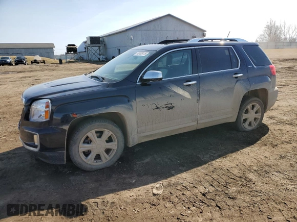 2017 GMC Terrain SLT with VIN 2GKFLUE33H6142586, listed as a Copart auction lot 48485415 with 69,558 mi miles and Clean Title. Bid and sale history available at carsss.com. Image 1.