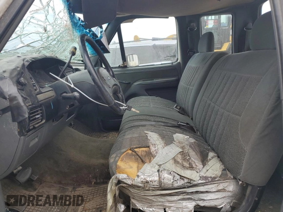 1993 Ford F-150 with VIN 1FTEX15N8PKA10656, listed as a Copart auction lot 75012724 with 287,628 mi miles and Salvage Title. Bid and sale history available at carsss.com. Image 7.