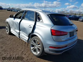 2018 Audi Q3 Premium Plus with VIN WA1JCCFS4JR030776, listed as a IAAI auction lot 41709645 with 73,953 mi miles. Bid and sale history available at carsss.com. Image 3.