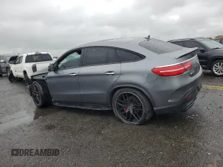 2018 Mercedes-Benz GLE 63 S AMG with VIN 4JGED7FB2JA116058, listed as a Copart auction lot 58478445 with 67,749 mi miles and Salvage title. Bid and sale history available at DreamBid. Image 2.