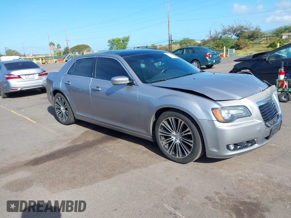 2014 Chrysler 300 with VIN 2C3CCABT5EH202874, listed as a IAAI auction lot 41842116 with 154,187 mi miles. Bid and sale history available at carsss.com. Image 1.