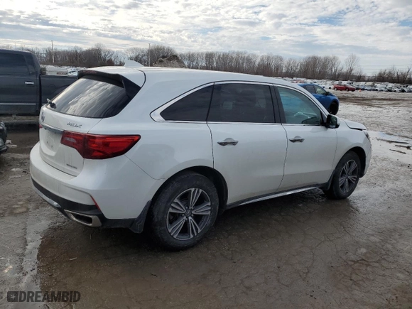 2018 Acura MDX with VIN 5J8YD4H31JL010275, listed as a Copart auction lot 88437915 with 60,637 mi miles and Salvage Title. Bid and sale history available at carsss.com. Image 3.
