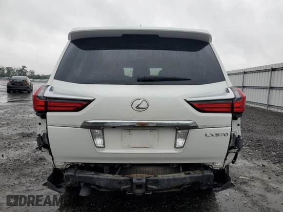 2017 Lexus LX with VIN JTJHY7AX4H4243747, listed as a Copart auction lot 73792444 with 98,918 mi miles and Salvage Title. Bid and sale history available at carsss.com. Image 6.
