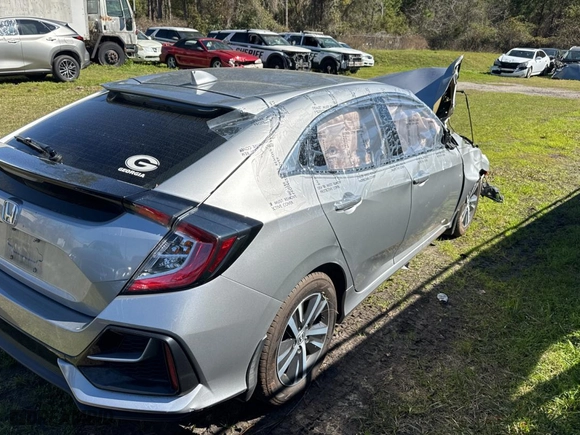 2020 Honda Civic Hatchback LX with VIN SHHFK7H3XLU211190, listed as a Copart auction lot 47556535 with 52,184 mi miles and Clean Title. Bid and sale history available at carsss.com. Image 4.