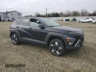 2024 Hyundai Kona SEL with VIN KM8HBCAB0RU083557, listed as a Copart auction lot 48513655 with 15,131 mi miles and Salvage Title. Bid and sale history available at carsss.com. Image 4.