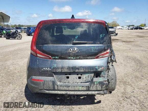 2020 Kia Soul LX with VIN KNDJ23AU0L7011111, listed as a Copart auction lot 50164895 with 121,358 mi miles and Salvage Title. Bid and sale history available at carsss.com. Image 6.