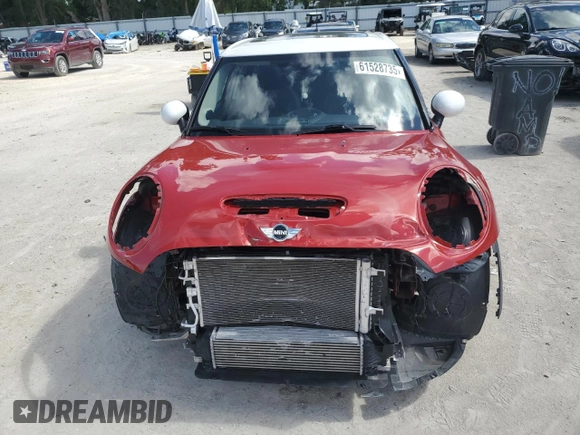 2016 MINI Hardtop 4 Door S with VIN WMWXU3C55G2D29139, listed as a Copart auction lot 61528735 with 36,700 mi miles and Salvage title. Bid and sale history available at DreamBid. Image 5.