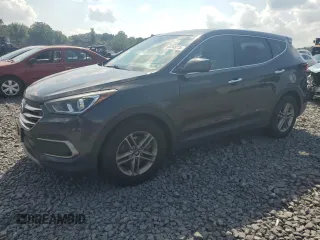 2018 Hyundai Santa Fe 2.4L with VIN 5XYZTDLB4JG525545, listed as a Copart auction lot 65349235 with 159,722 mi miles and Clean title. Bid and sale history available at DreamBid. Image 1.