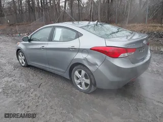 2012 Hyundai Elantra GLS with VIN KMHDH4AEXCU296746, listed as a IAAI auction lot 42022027 with 186,138 mi miles. Bid and sale history available at carsss.com. Image 3.